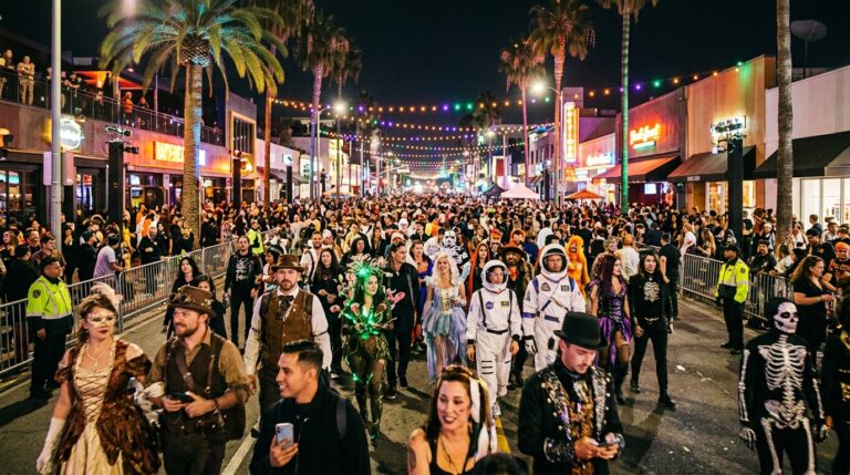 West Hollywood Halloween Carnaval 2026 on Santa Monica Boulevard